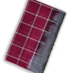 Tant Saree Rectangle dots gray body