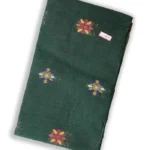 Tant saree cross-flower blocks