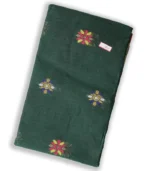 Tant saree cross-flower blocks