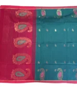 Kota Striped Gas Jamdani Saree - Image 2