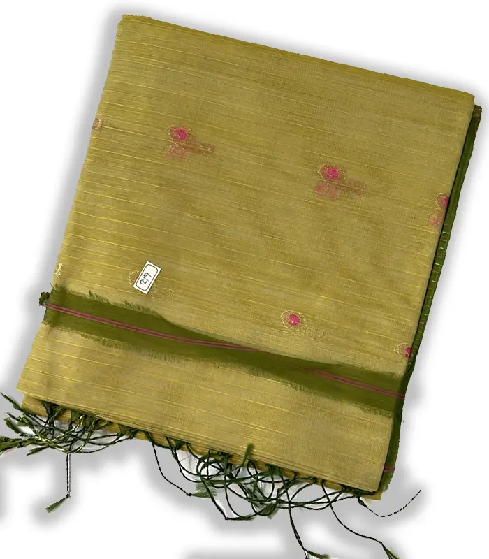 TTS20261012_1 Kota Striped Gas Jamdani Saree - Image 1