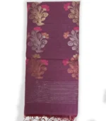 Kota Striped Gas Jamdani Saree - Image 2