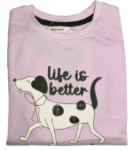 Sweatshirt med tryck